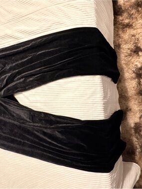 Material Girl Black Velvet Pants